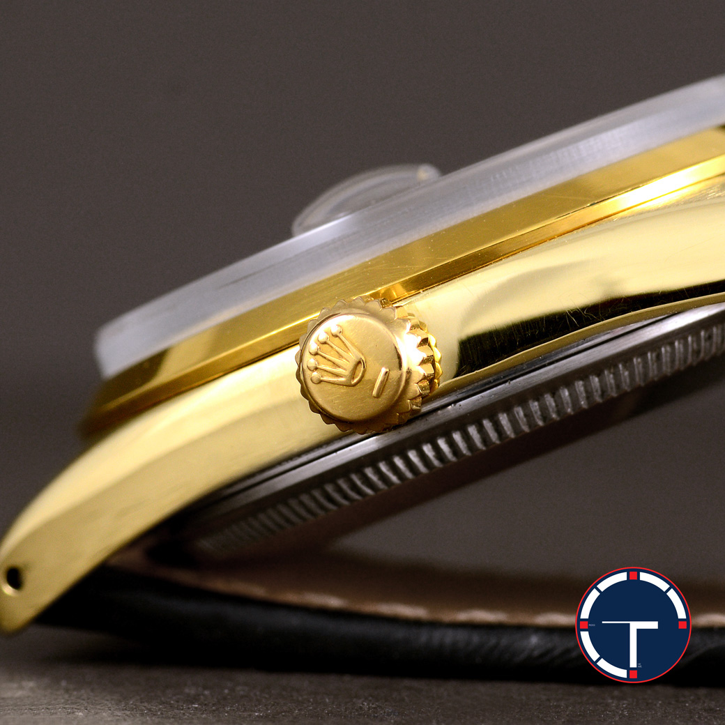 Rolex Date Ref.1550 Gold Capped หน้าปัดสีทอง ตัวเรือนทองหุ้ม นาฬิกาปี1979 Automatic ขนาด 34 mm