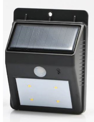 โคมไฟติดผนัง โซล่าเซลล์ LED WSL-01 Motion Sensor
