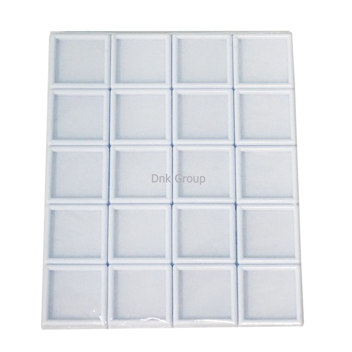 กล่องใส่พลอย,กล่องใส่เพชร,กล่องใส่อัญมณี ขนาด 3x3 cm. 4x4 cm. 5x5 cm.สีขาว สีดำ (20ใบ/10ใบ/แพ็ค)ด้านในเป็นฟองน้ำอย่างดี