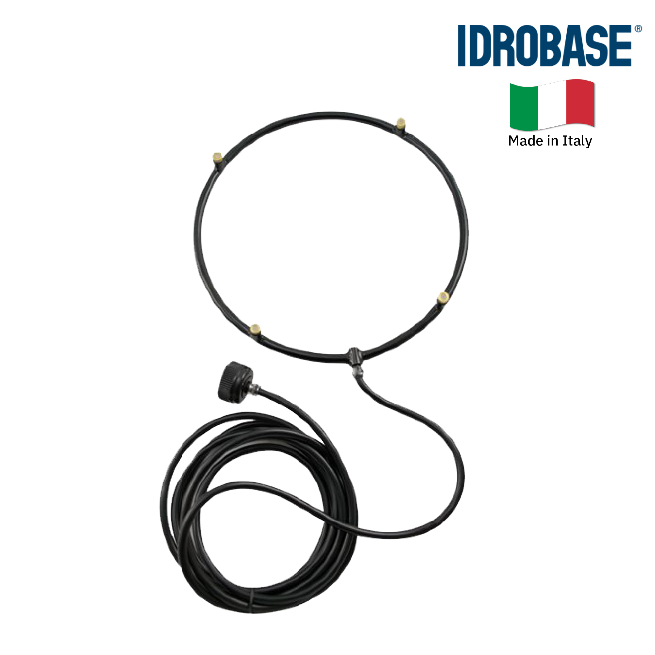 สายยางต่อพวงกับพัดลมพ่นละอองน้ำ (Fan Ring)