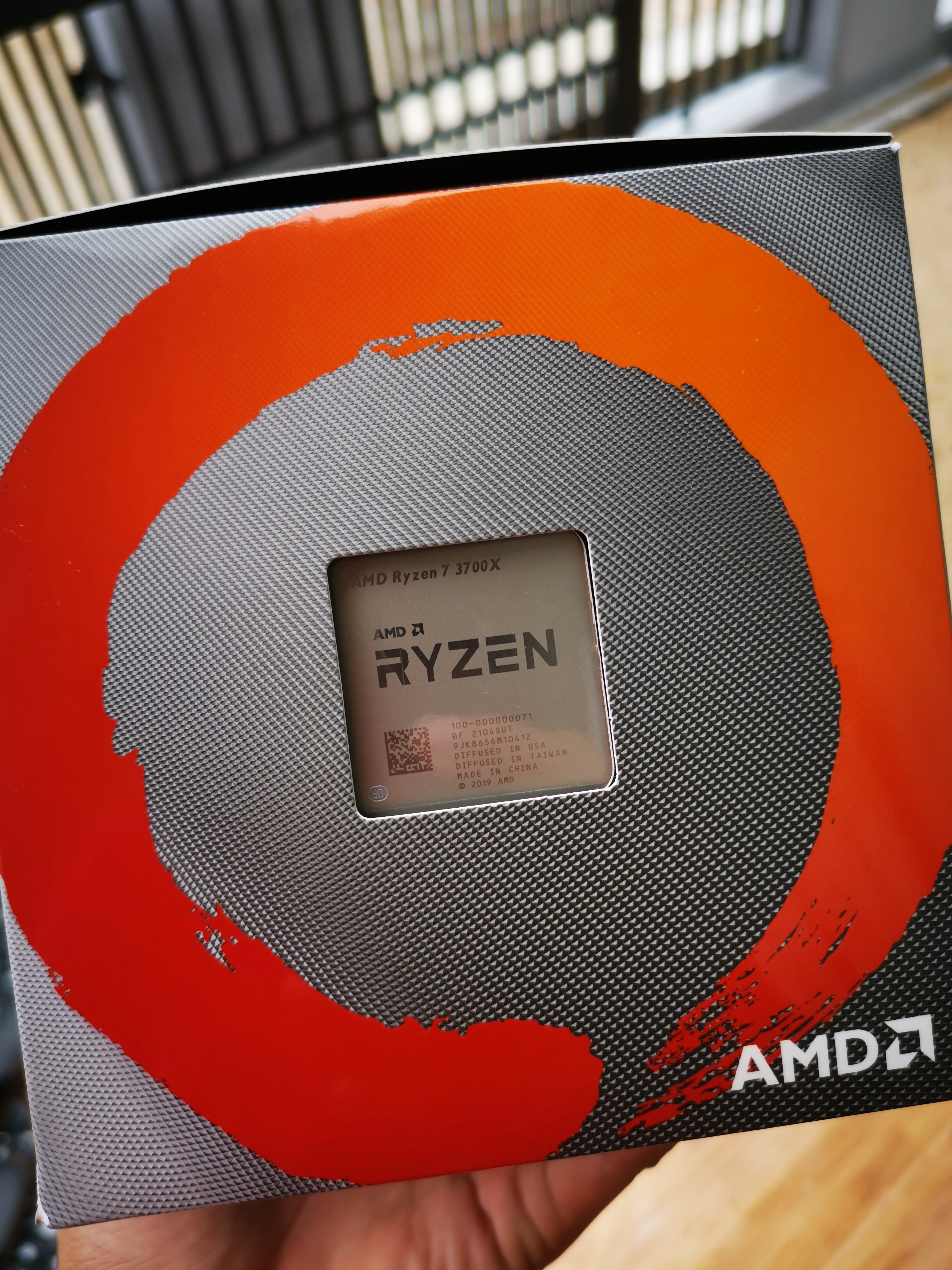 CPU AMD RYZEN 7 3700X *แกะจากคอมประกอบ