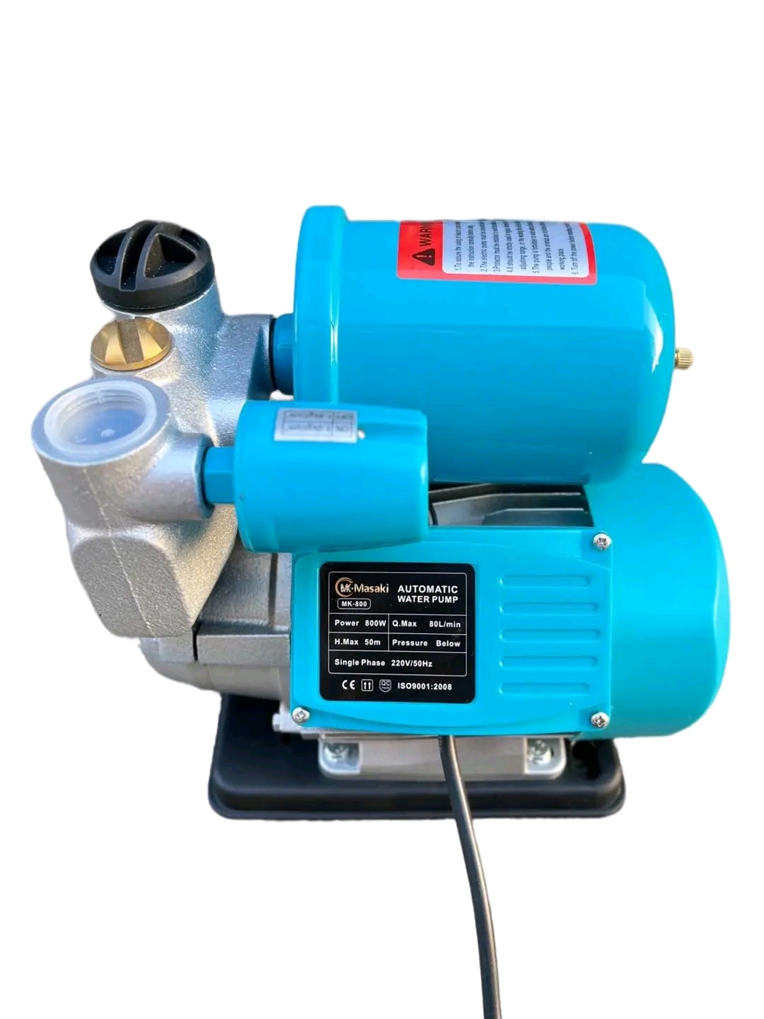 ปั๊มน้ำอัตโนมัติ แบรนด์ MASAKI (ไม่ฝาครอบ) รุ่น MK-800