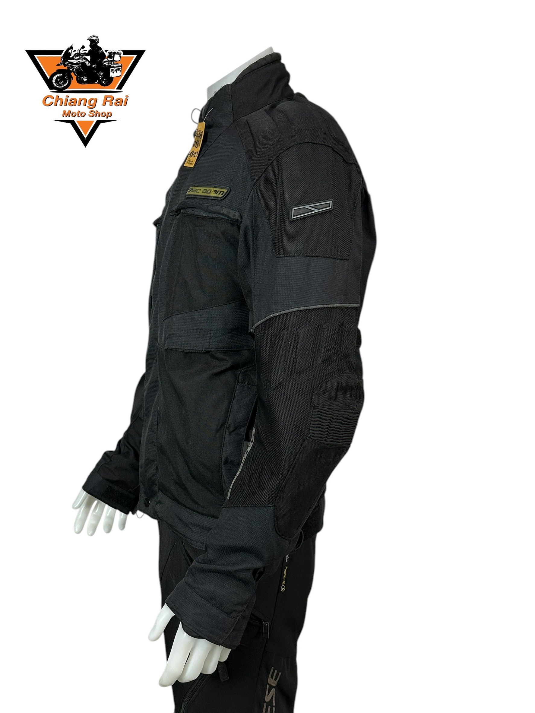 เสื้อขี่มอเตอร์ไซด์( มือสอง) CRSB 013 : อก 48" ยาว 25" (L) **Macadam**