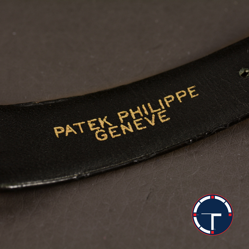 Patek Philippe Calatrava Ref.5006 หน้าปัดสีขาว หลักชั่วโมงเพรชเล็กแท้ ขอบเพชรแท้ ตัวเรือนทองคำ18K สายหนังแท้ หัวเข็มขัดแท้ ไขลาน ขนาด 33.5 mm