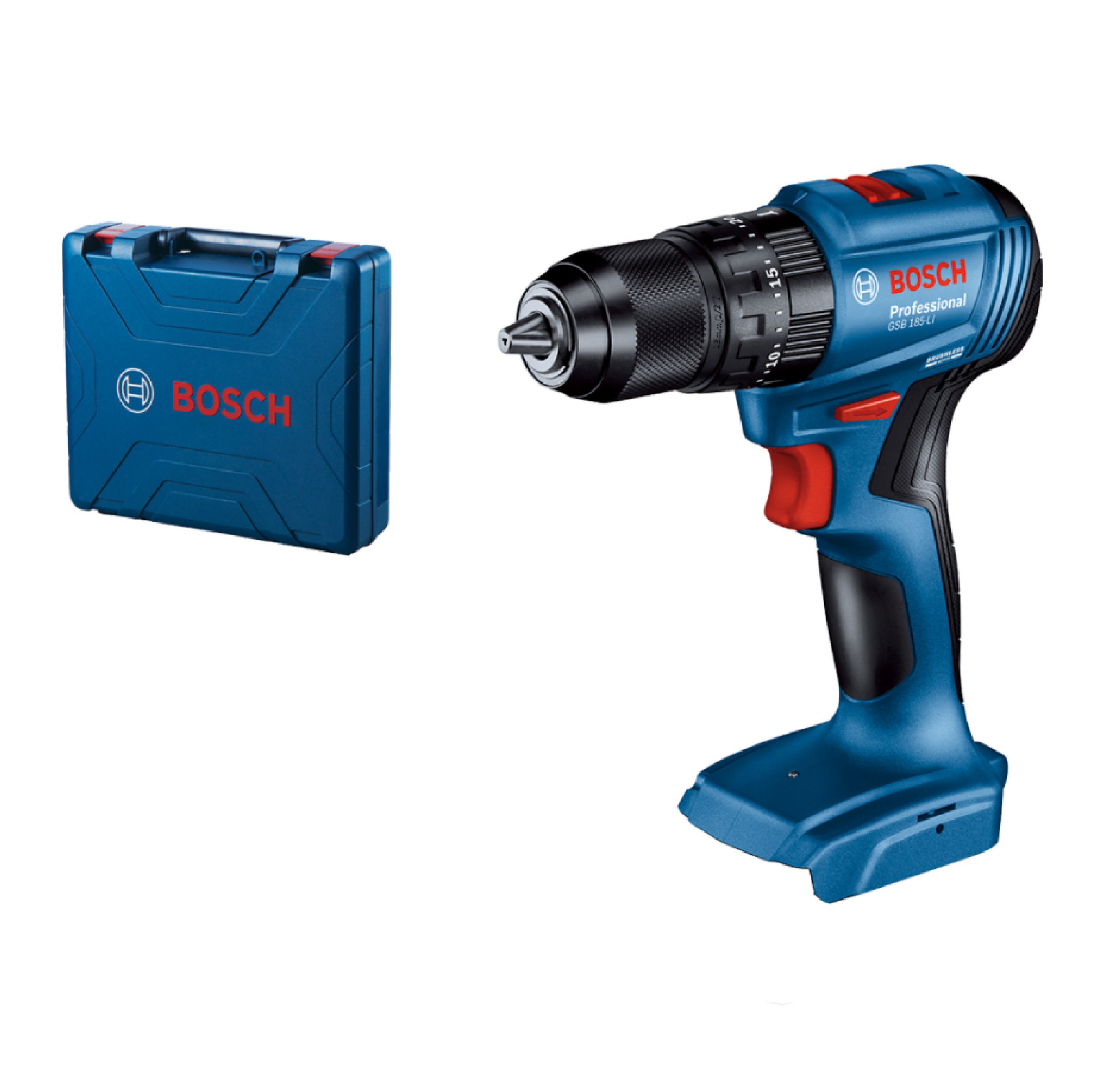BOSCH สว่านกระแทกไร้สาย Brushless 18V รุ่น GSB185-Li (เฉพาะเครื่อง)