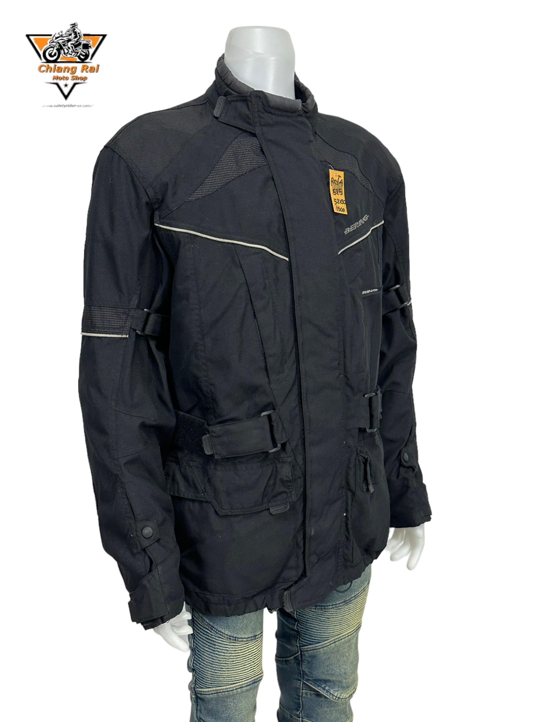 เสื้อขี่มอเตอร์ไซด์( มือสอง) RCTA 525: อก 52" ยาว 30" (XL) **BERING**