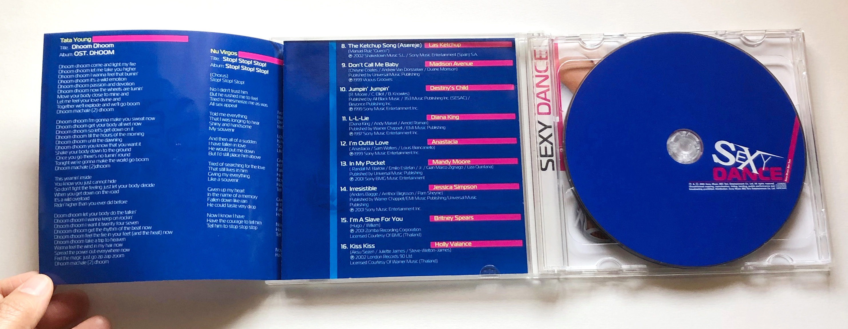 CD อัลบั้ม Sexy Dance ซีดี 2 แผ่น 16 เพลงเต้นสนุก