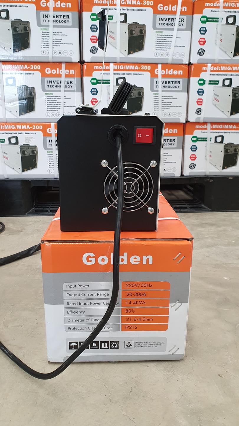 ตู้เชื่อมไฟฟ้า 2 ระบบ Golden รุ่น KTB-MIG/MMA-300 (300 AMP)