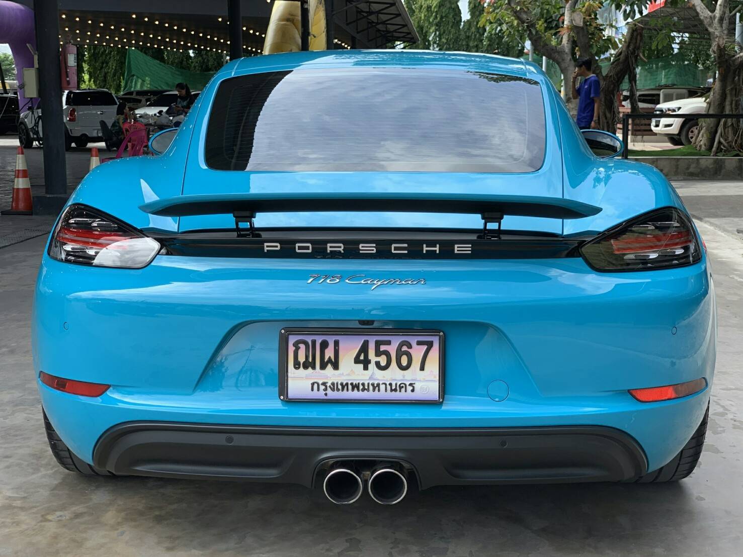 Porsche Cayman 718 Miami Blue ปี 2017