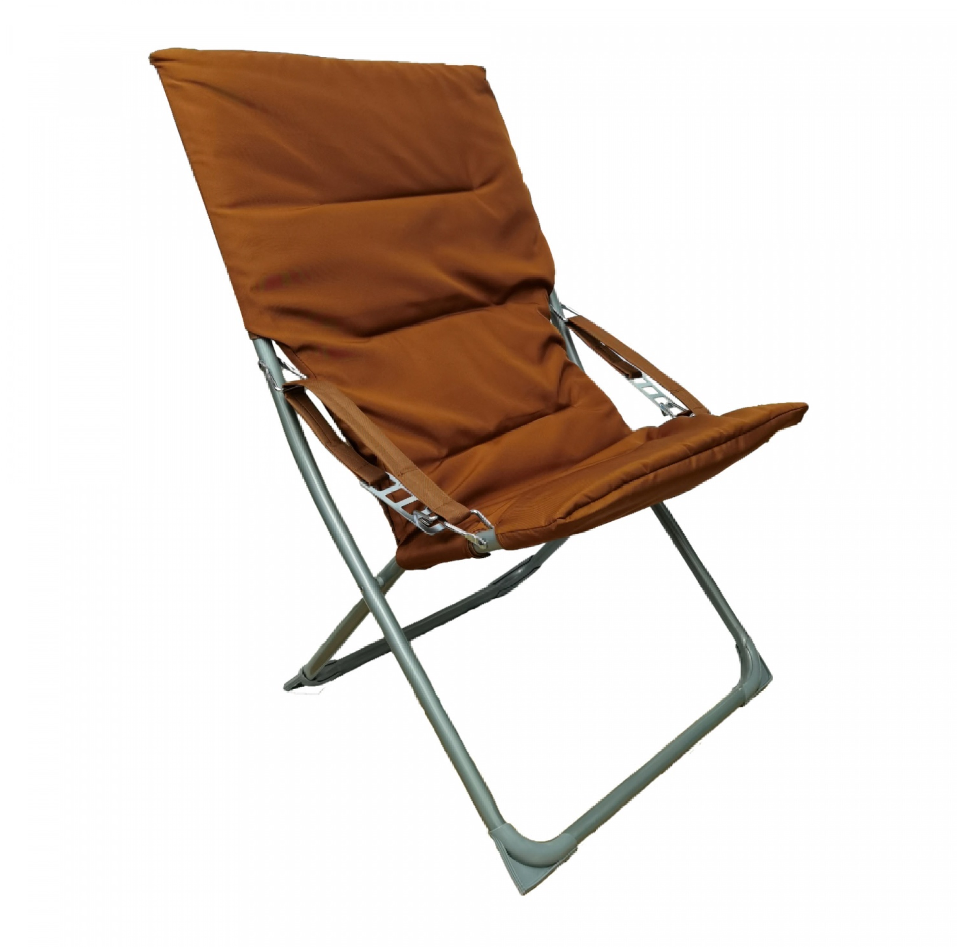 Pulito เก้าอี้พักผ่อน 60x91x76ซม. รุ่น Moon-Square สีน้ำตาล