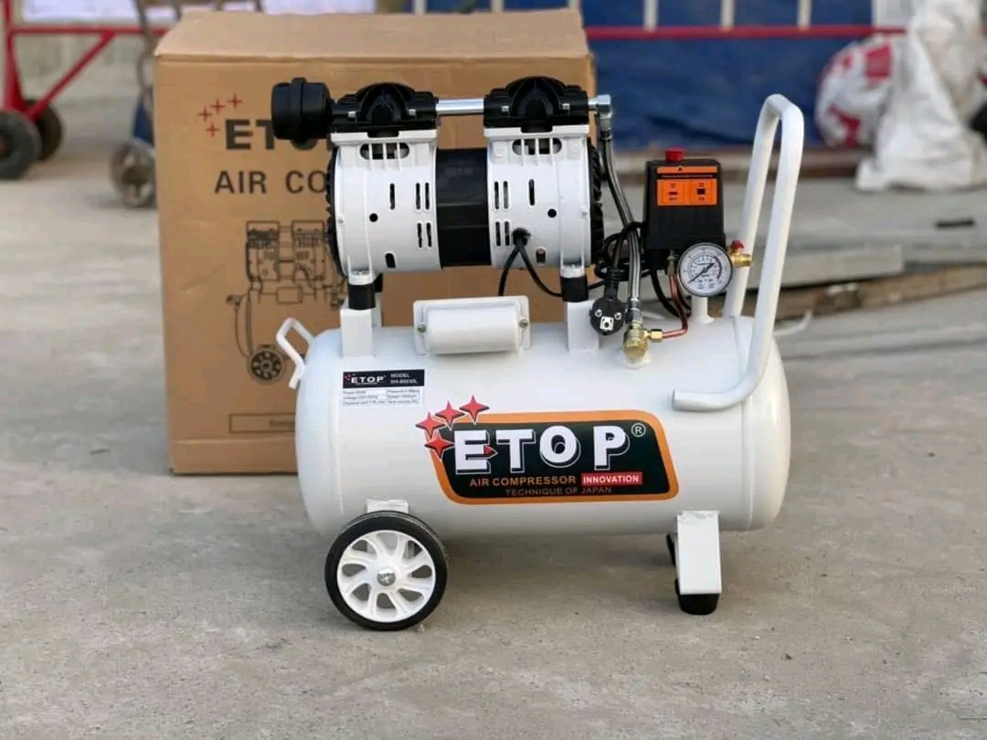 ปั๊มลม 30ลิตร Etop ระบบ oil free (เสียงเงียบ)