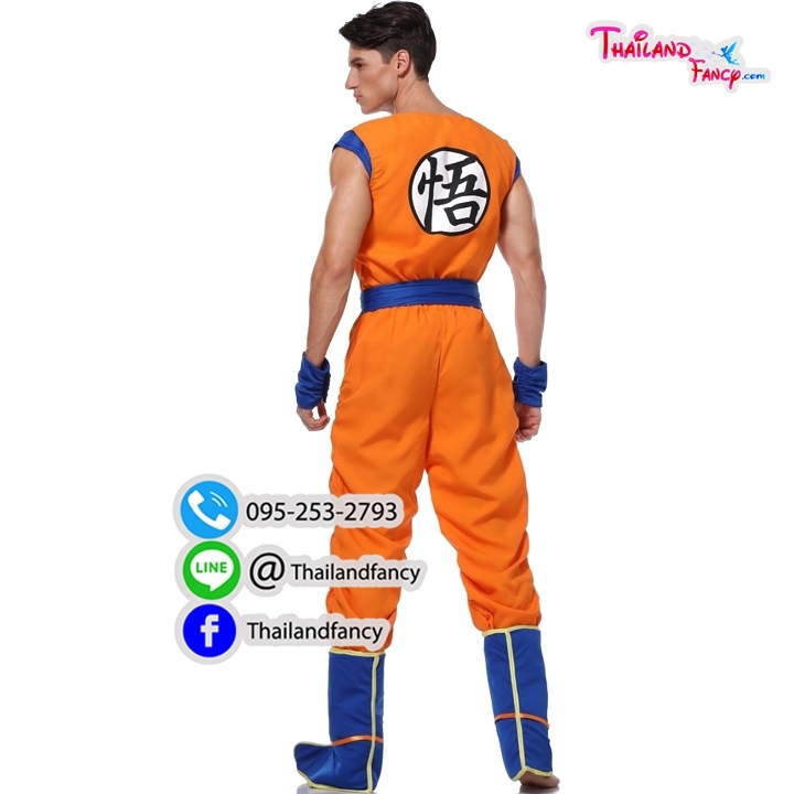 ชุดเช่าแฟนซีผู้ชาย ชุดเช่าการ์ตูนญี่ปุ่น ชุดโงกุน ชุดดราก้อนบอล Goku Cosplay ชุดการ์ตูนผู้ใหญ่ ชุดแฟนซีปาร์ตี้ ชุดเช่าโงกุนผู้ใหญ่ครบเซ็ท