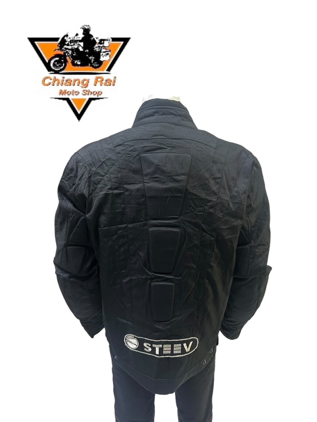 เสื้อขี่มอเตอร์ไซด์( มือสอง) CRSB 062 : อก 48" ยาว 25"(L)**STEEV**