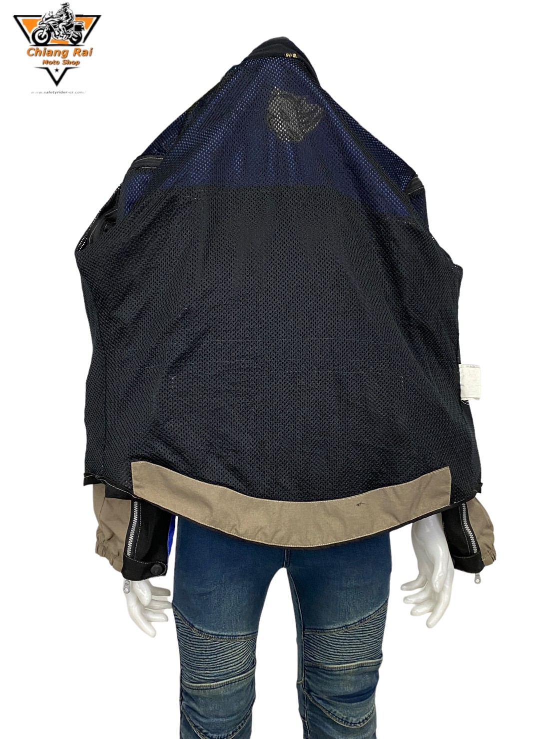 เสื้อขี่มอเตอร์ไซด์( มือสอง) RCTA 349 อก 54 " ยาว 27 "(XXL) ยี่ห้อ**RINO** (ไม่มีการ์ด)