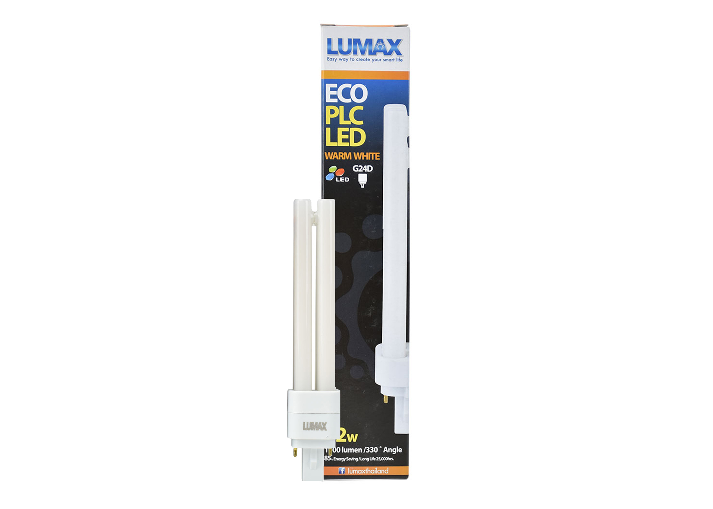 หลอดPLC LED 12W/ G24 LUMAX