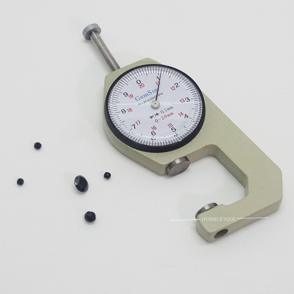 เวอร์เนียวัดขนาด นาฬิกาวัดพลอย เครื่องมือวัดเพชร พลอย แบบนาฬิกา 20 มิล