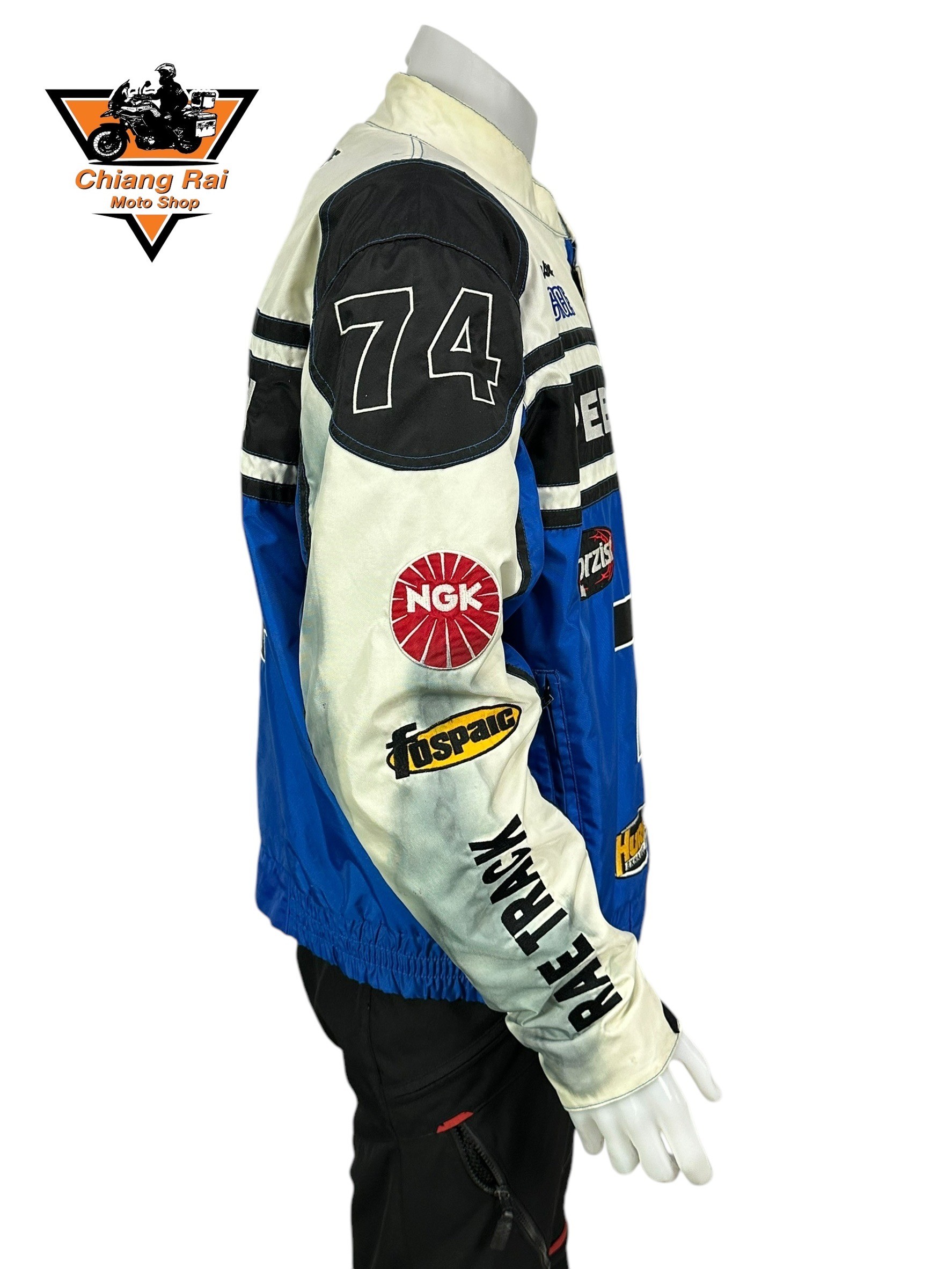 เสื้อขี่มอเตอร์ไซด์( มือสอง) RCSA 987 : อก 56" ยาว 24" (2XL) **SPEED FAST**