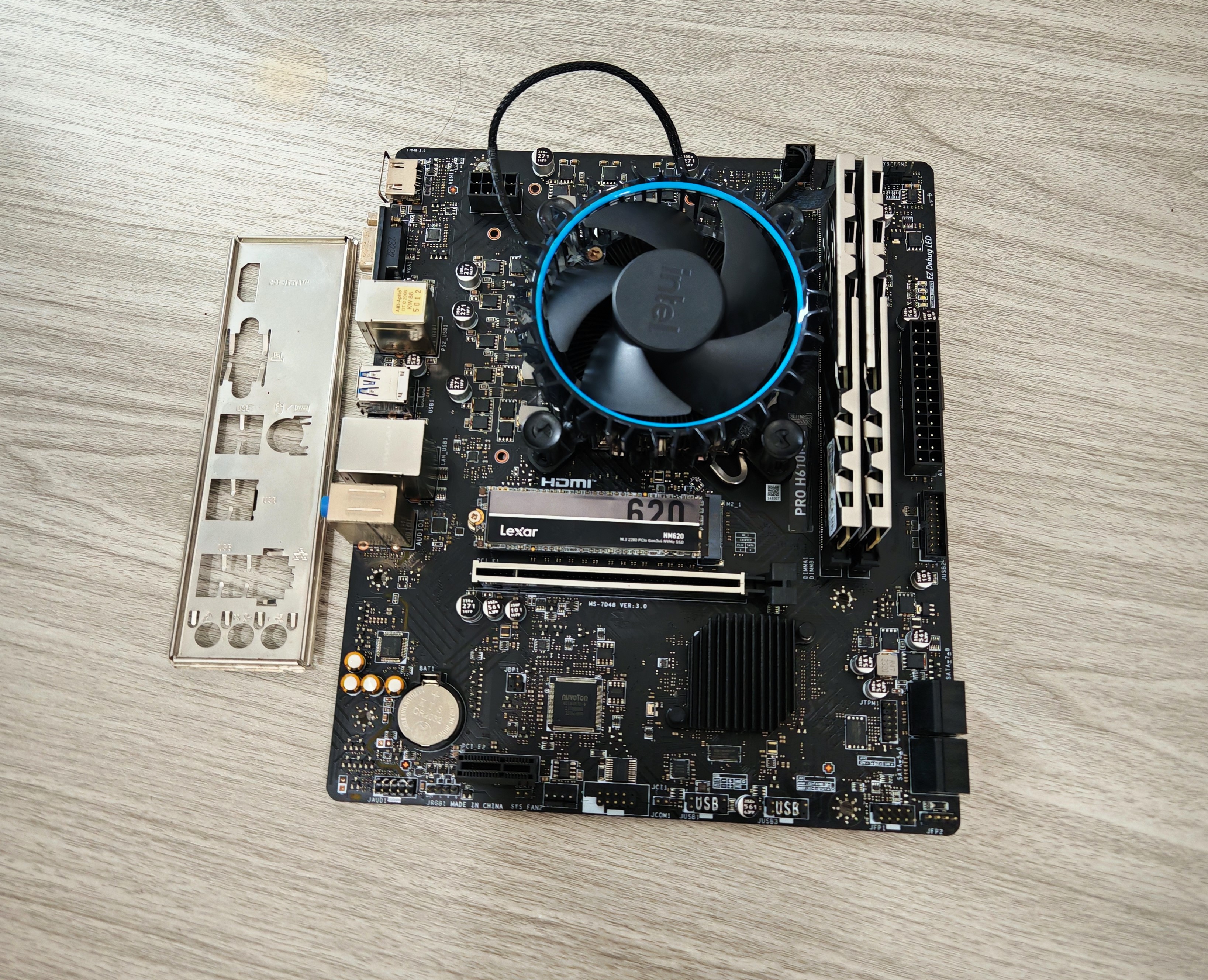 เซ็ตมัดรวม บอร์ด H610M + i5 12400F + DDR5 32GB + SSD M.2 256GB