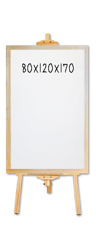 กระดานไวท์บอร์ดตั้งพื้น+ขาตั้ง(ปรับระดับได้)