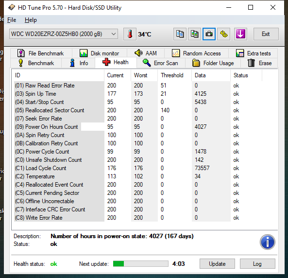 HDD WD Blue 2.0 TB