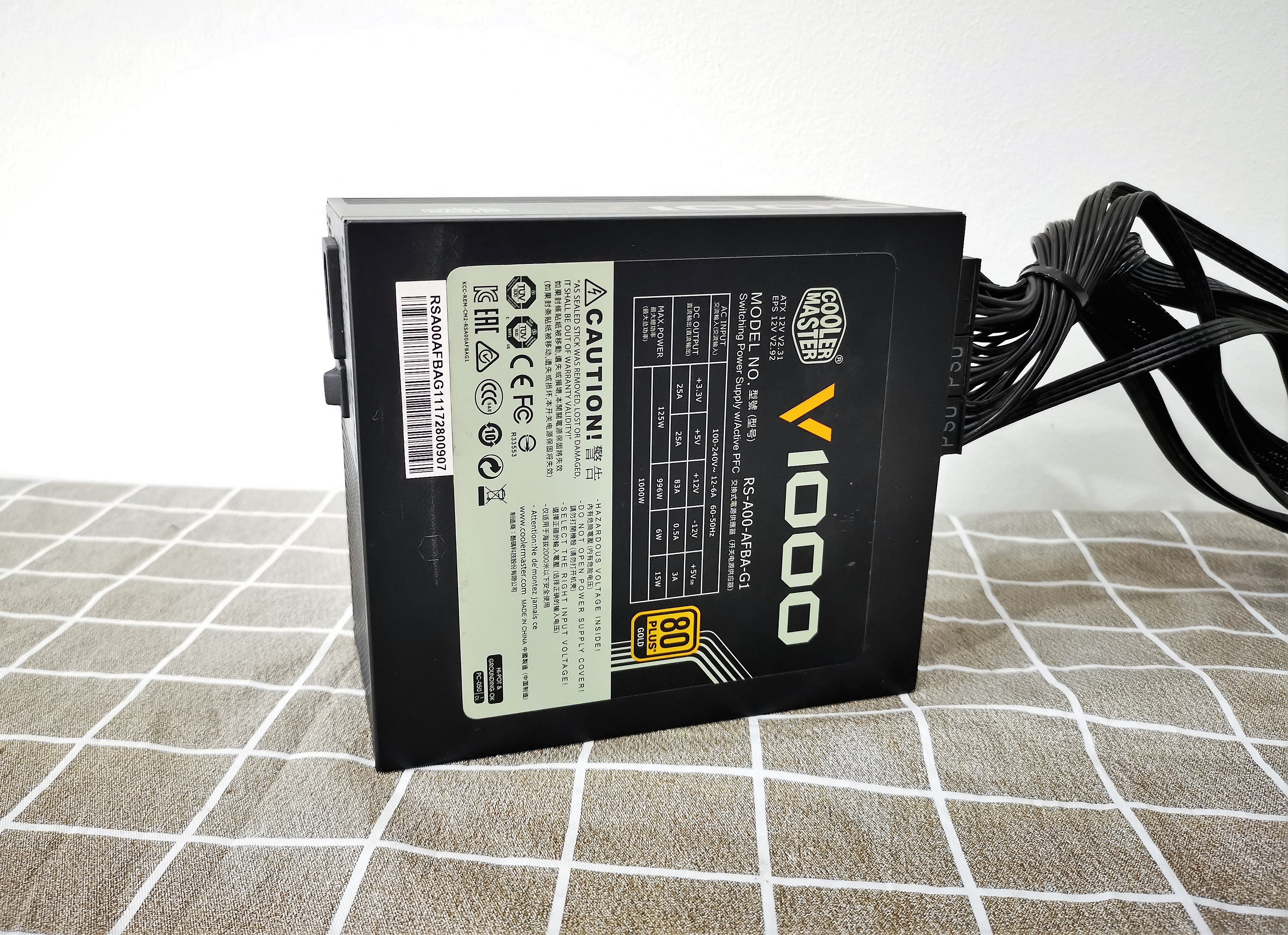 PSU Cooler Master V1000 (80+ Gold)