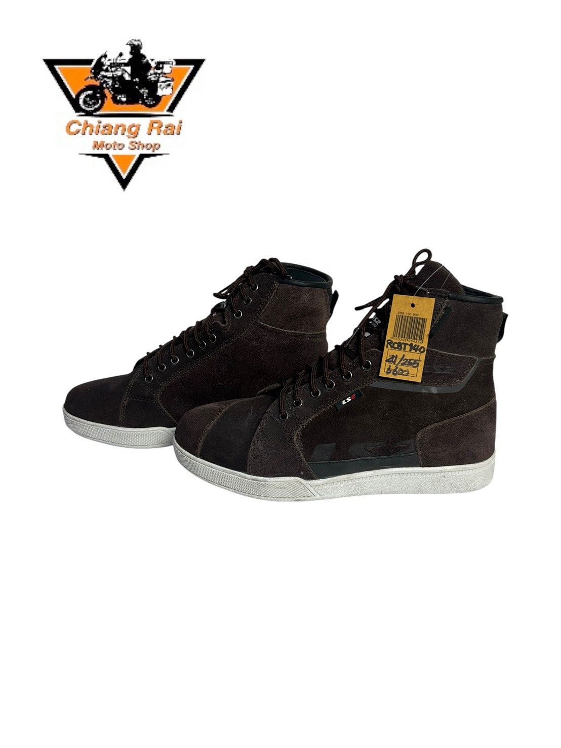 รองเท้าขี่มอเตอร์ไซด์( มือสอง) RCBT-140 Size ขนาดจากป้าย 41:EUR / 7.5:UK / 26:Cm.(LS2)