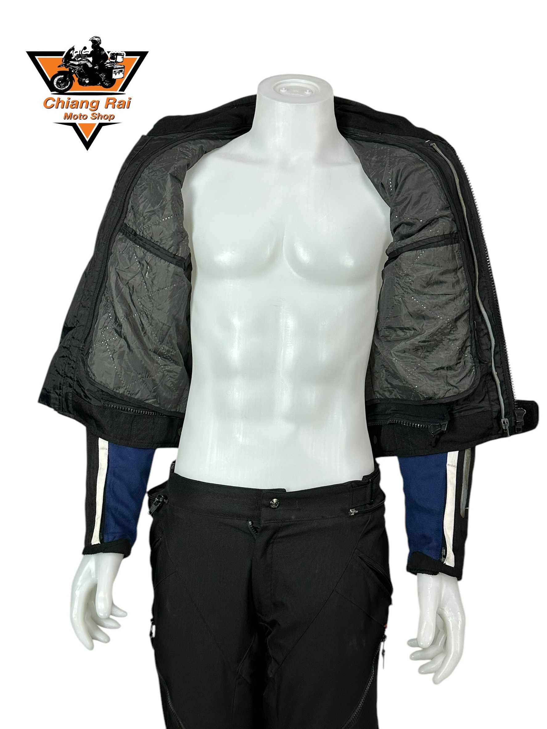 เสื้อขี่มอเตอร์ไซด์( มือสอง) CRSB 006 : อก 44" ยาว 22" (M) **IXS**