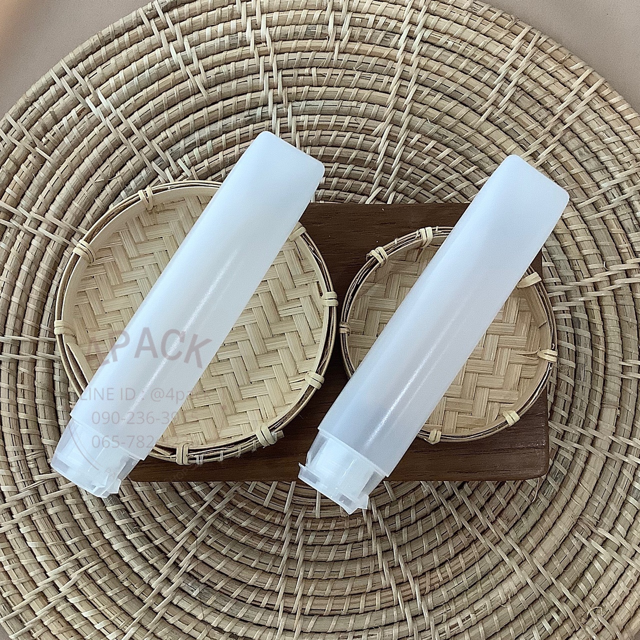 (กล่องละ50ใบ)หลอดเจลใส 50ml รุ่นมูจิ /รุ่น คลาสสิค