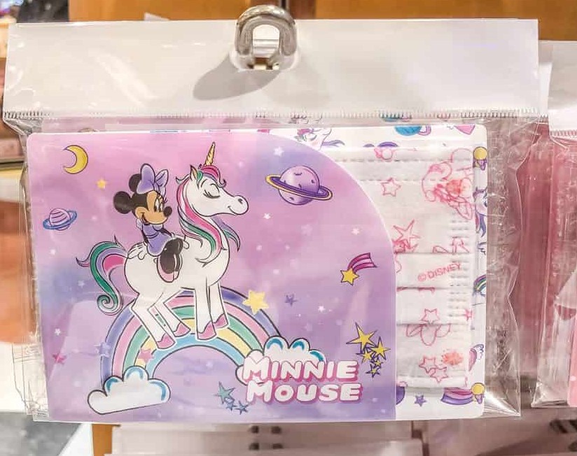 Disney Store Minnie Mouse ซองใส่แมส + หน้ากาก มินนี่เม้าส์ ยูนิคอร์น 7 ชิ้น (มีซองแยก) ของแท้จากดิสนีย์สโตร์ญี่ปุ่น size หน้ากาก : 12.5 x 8 cm