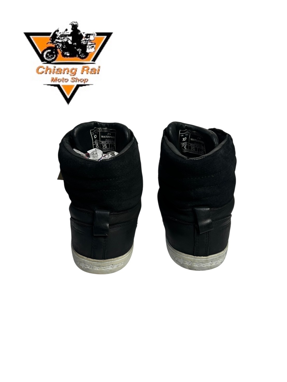 รองเท้าขี่มอเตอร์ไซด์( มือสอง) RCBT-074 Size ขนาดจากป้าย 44:EUR / 10:UK / 28:Cm.(Alpinestars)