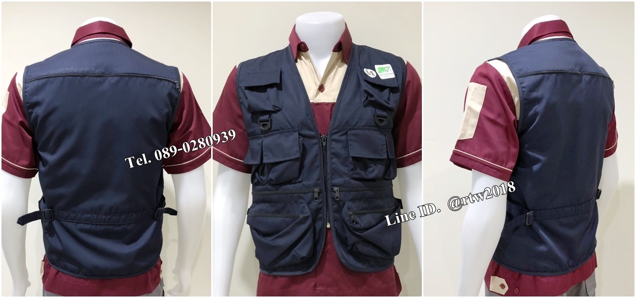 รหัส J3 : เสื้อกั๊กสีกรมท่า