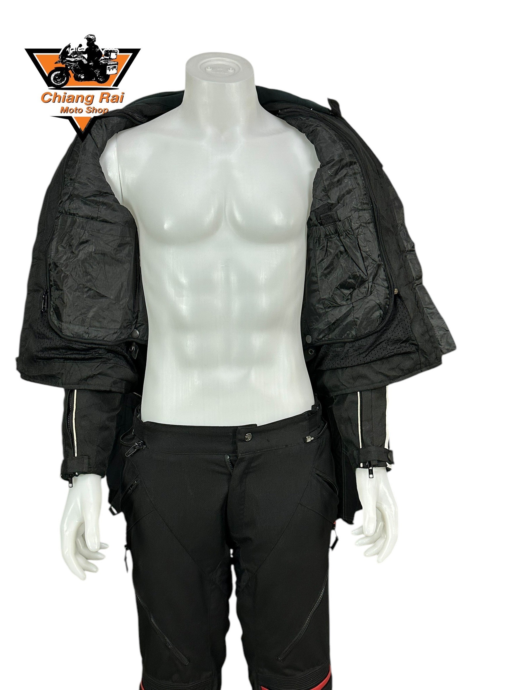 เสื้อขี่มอเตอร์ไซด์( มือสอง) RCSA 974 : อก 40-42" ยาว 23" (XL) **MIKE**