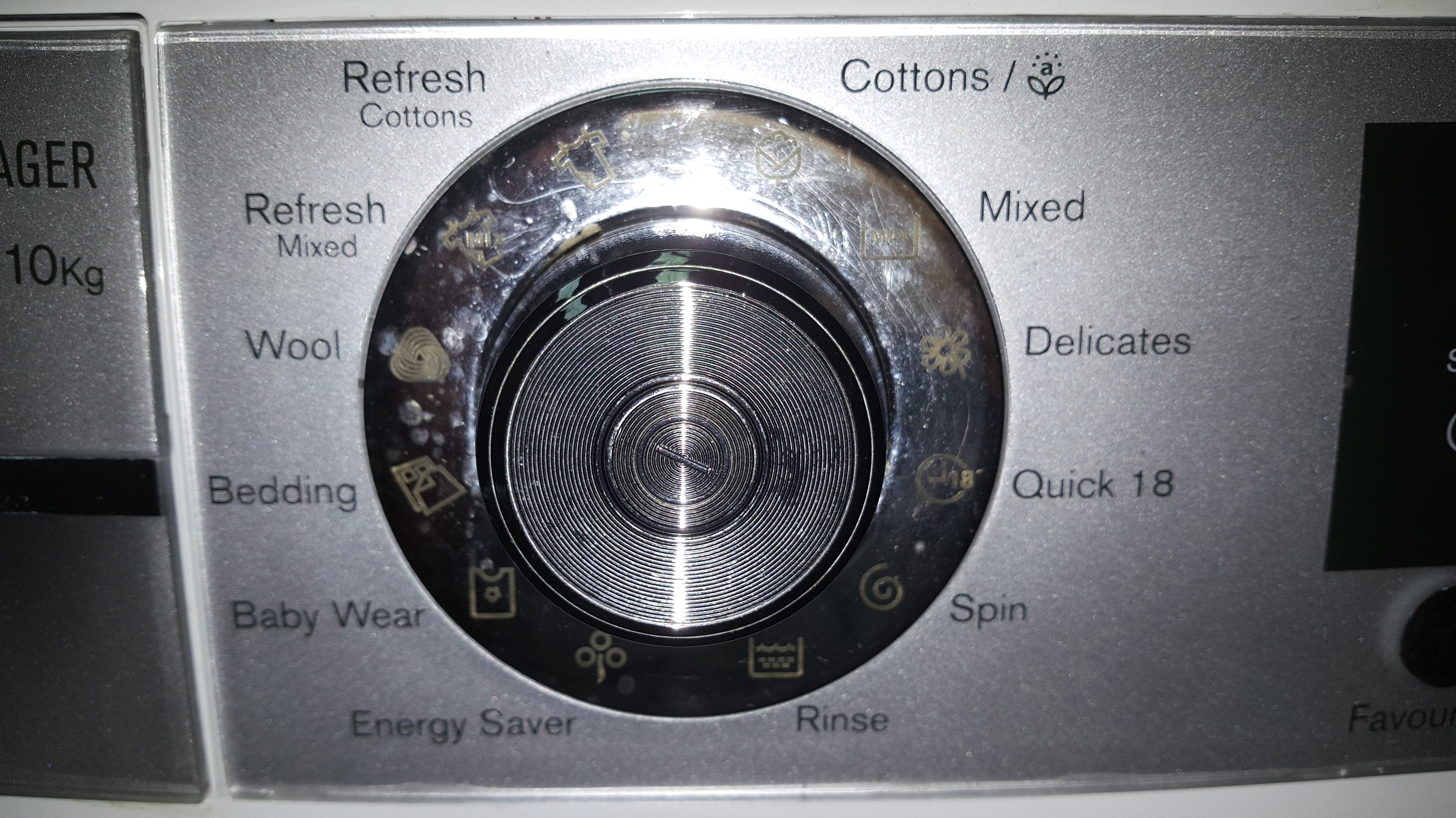 ซ่อมเครื่องซักผ้า ยี่ห้อ ELECTROLUX รุ่น EWF12022 อาการเลือกโปรแกรมซักไม่ได้