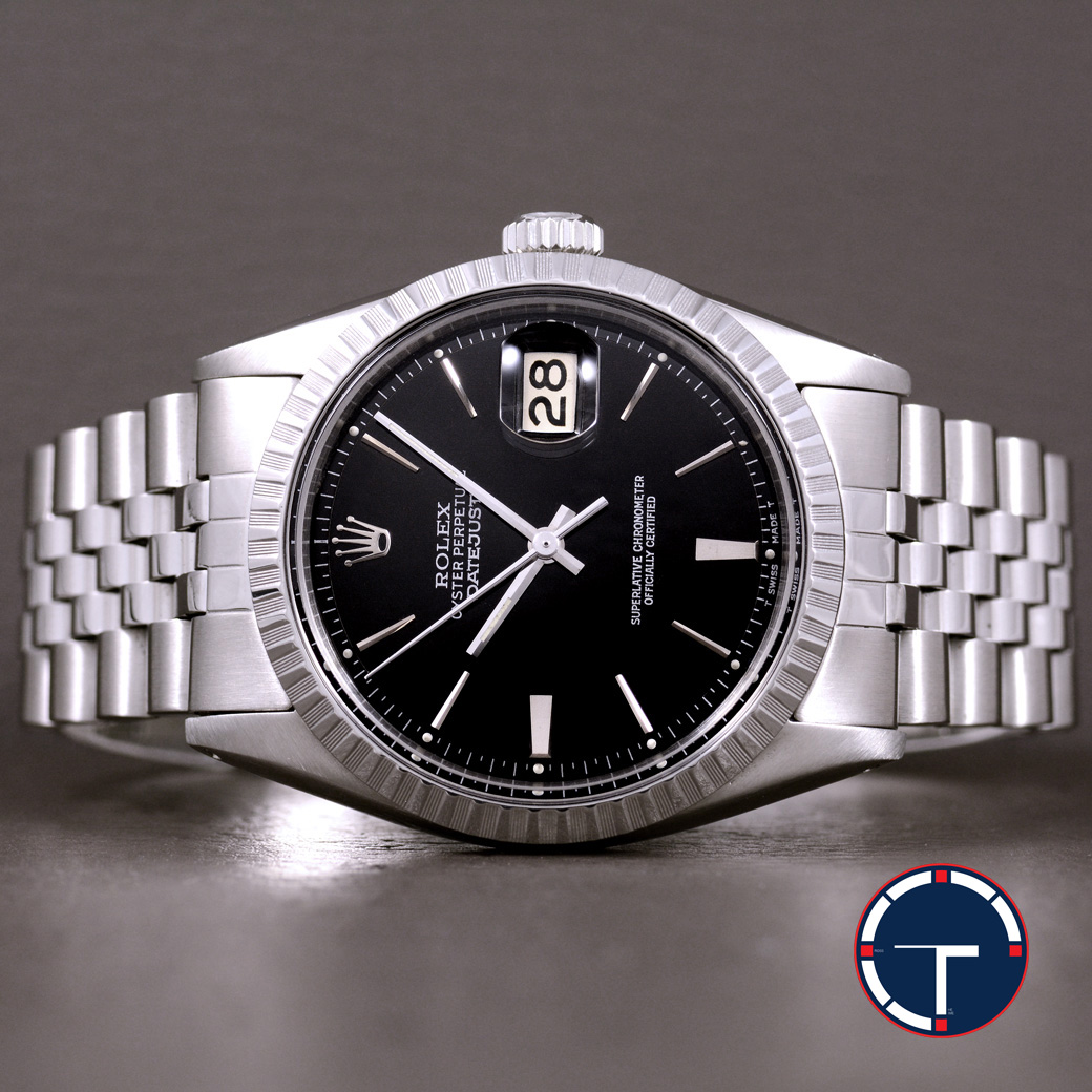 **ขายแล้ว** Rolex Datejust Ref.1603 หน้าปัดสีดำ ขอบEngine turned Black Dial สายจูบิลลี่แท้ นาฬิกาปี1966 Automatic ขนาด 36 mm