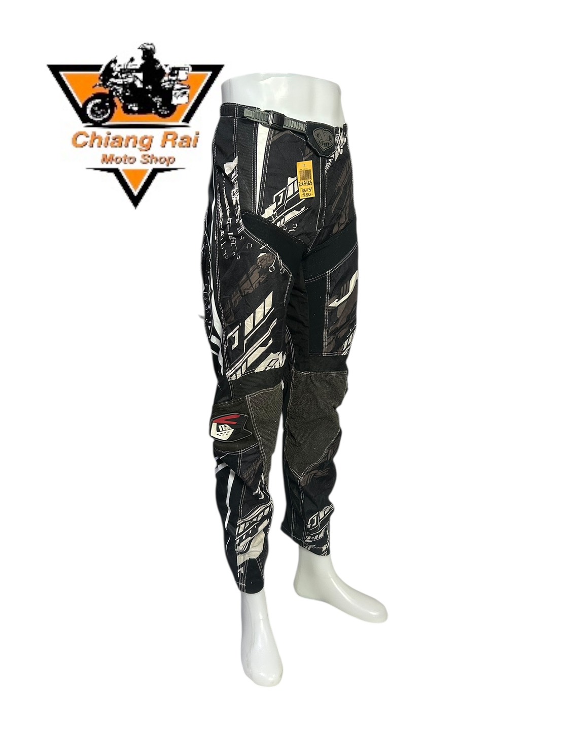 กางเกงขี่มอเตอร์ไซด์ ( มือสอง ) E&A 663: เอว 36" ยาว 31" **MADHEAD**