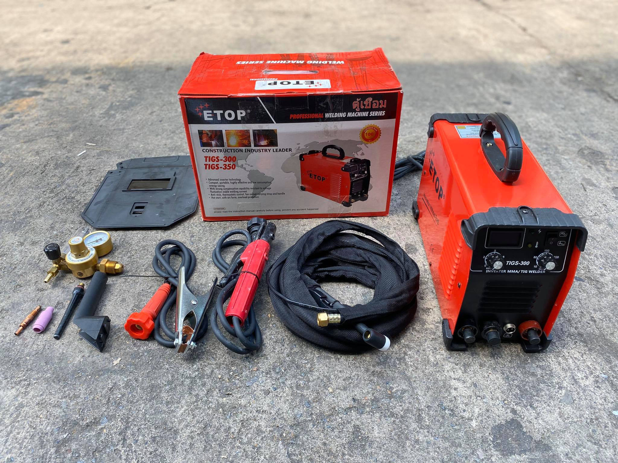 ตู้เชื่อมอาร์กอน TIG/MMA 2 ระบบ ETOP TIGs-300