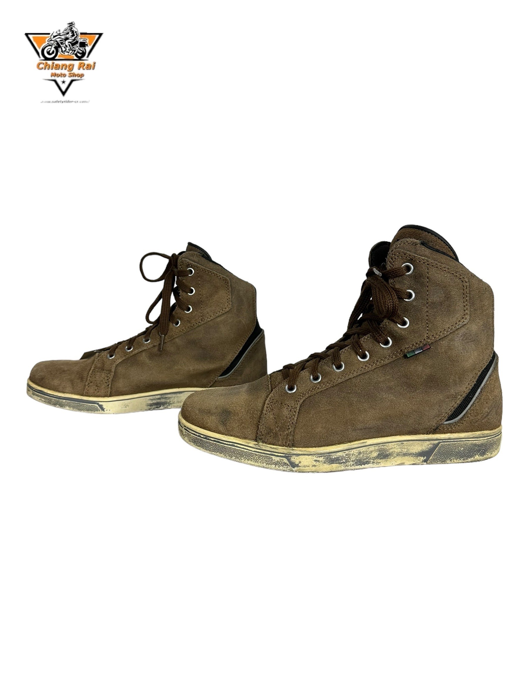 รองเท้าขี่มอเตอร์ไซด์( มือสอง) RCBS-458 Size ขนาดจากป้าย 42-43:EUR / 7.5:UK / 25.2:Cm.(VANUCCI)