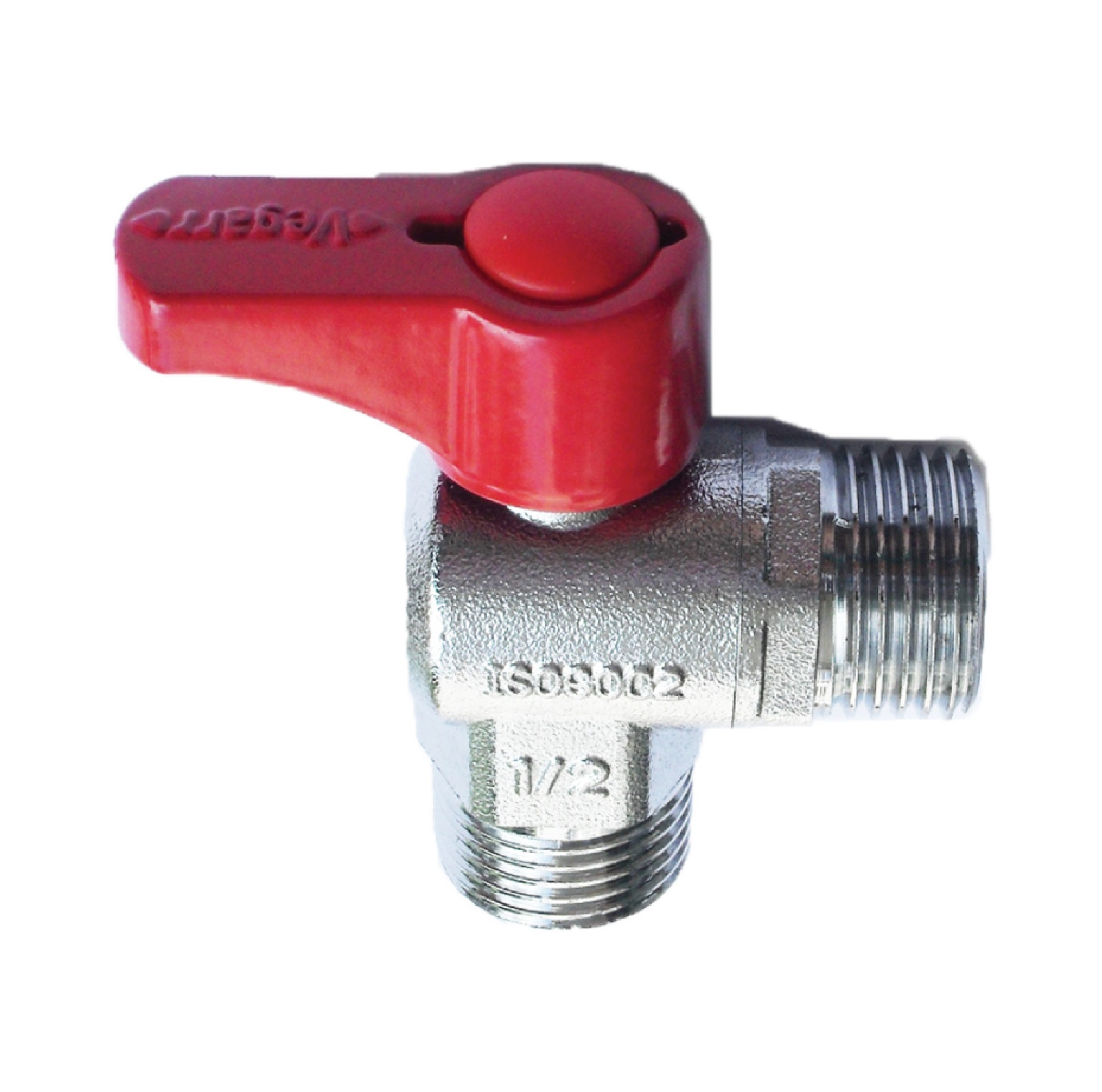 VEGARR บอลวาล์วทองเหลืองฉาก ผผ. 1/2 รุ่น VIZ232