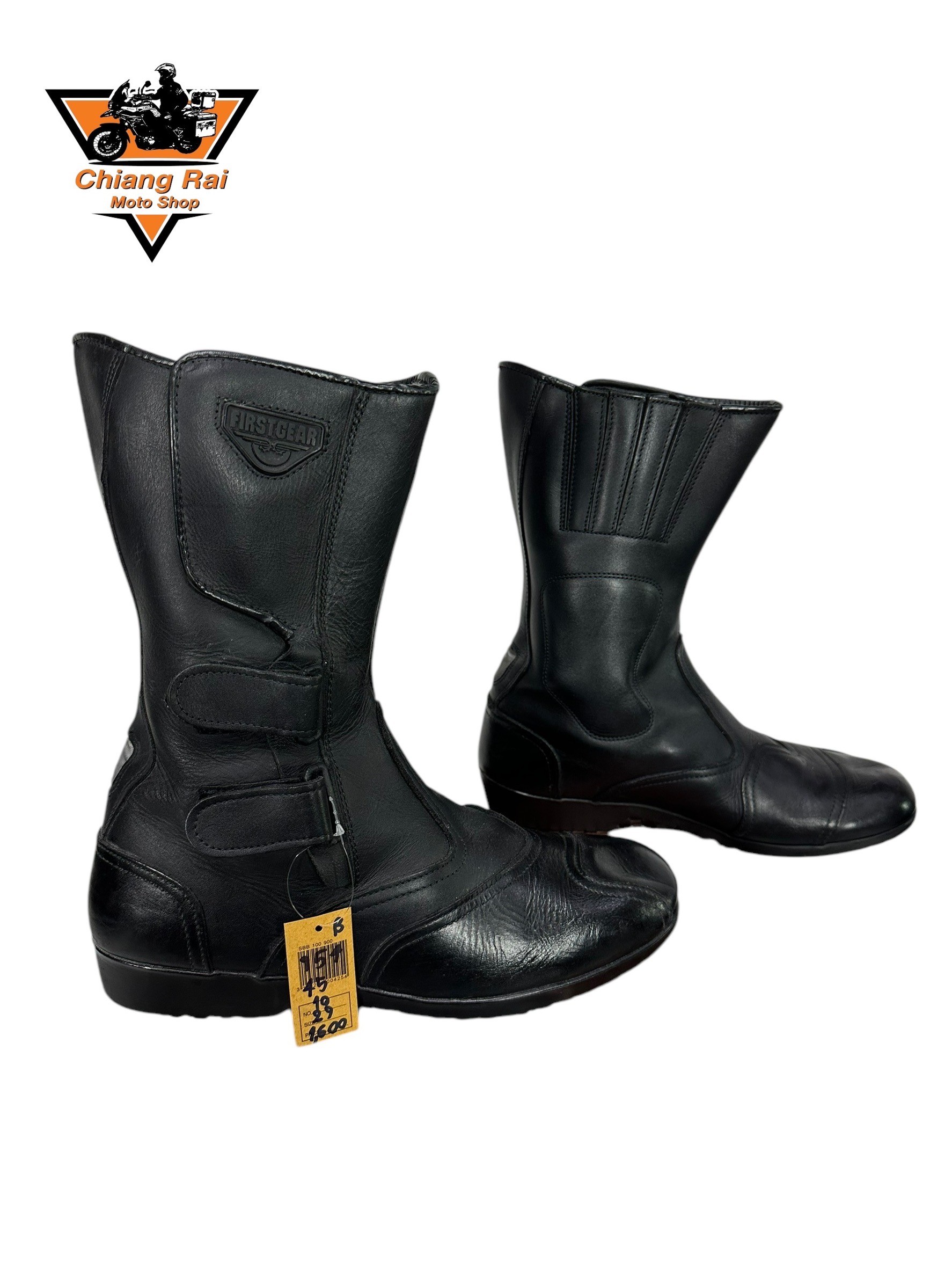 รองเท้าขี่มอเตอร์ไซด์( มือสอง) RCBS-954 Size ขนาดจากป้าย 45:EUR / 10:UK / 29:Cm.(FIRSTGEAR)