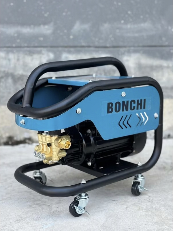 เครื่องฉีดน้ำมีล้อ ปรับรอบได้ 400 บาร์ ยี่ห้อ BONCHI (บอนชิ) รุ่น QXJ-21