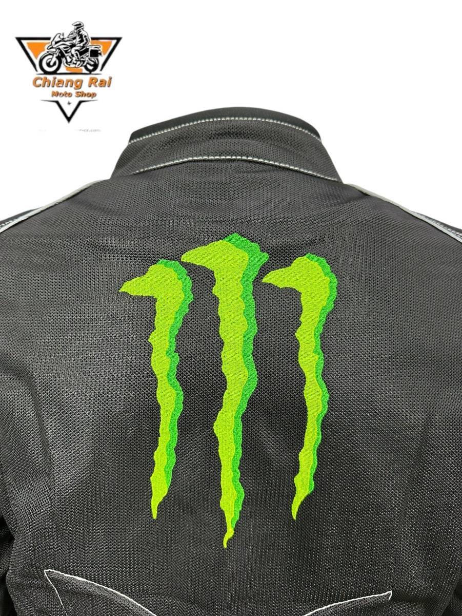 เสื้อขี่มอเตอร์ไซด์แบบ Air Flow (ดำ-เขียว) เบอร์ XL : อก 44" ยาว 26" (Air Flow)
