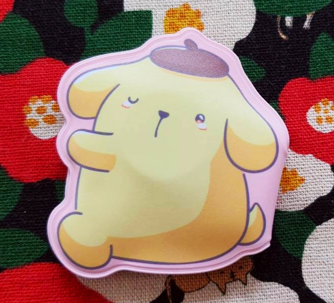 ที่คั่นหนังสือ แม่เหล็ก ติดตู้เย็น ฯลฯ จากญี่ปุ่น ปอมปอมปูริน Size : 5 cm
