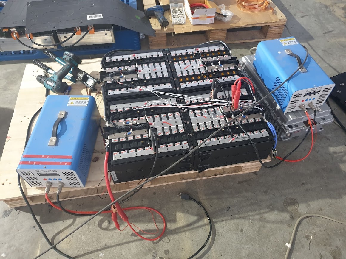 แบตเตอรี่ลิเทียม สำหรับรถยกไฟฟ้า โฟล์คลิฟท์ไฟฟ้า ระบบ 48v 200Ah - 400Ah - 600Ah ประกอบในไทย ราคาถูกกว่าแบตตะกั่วกรด