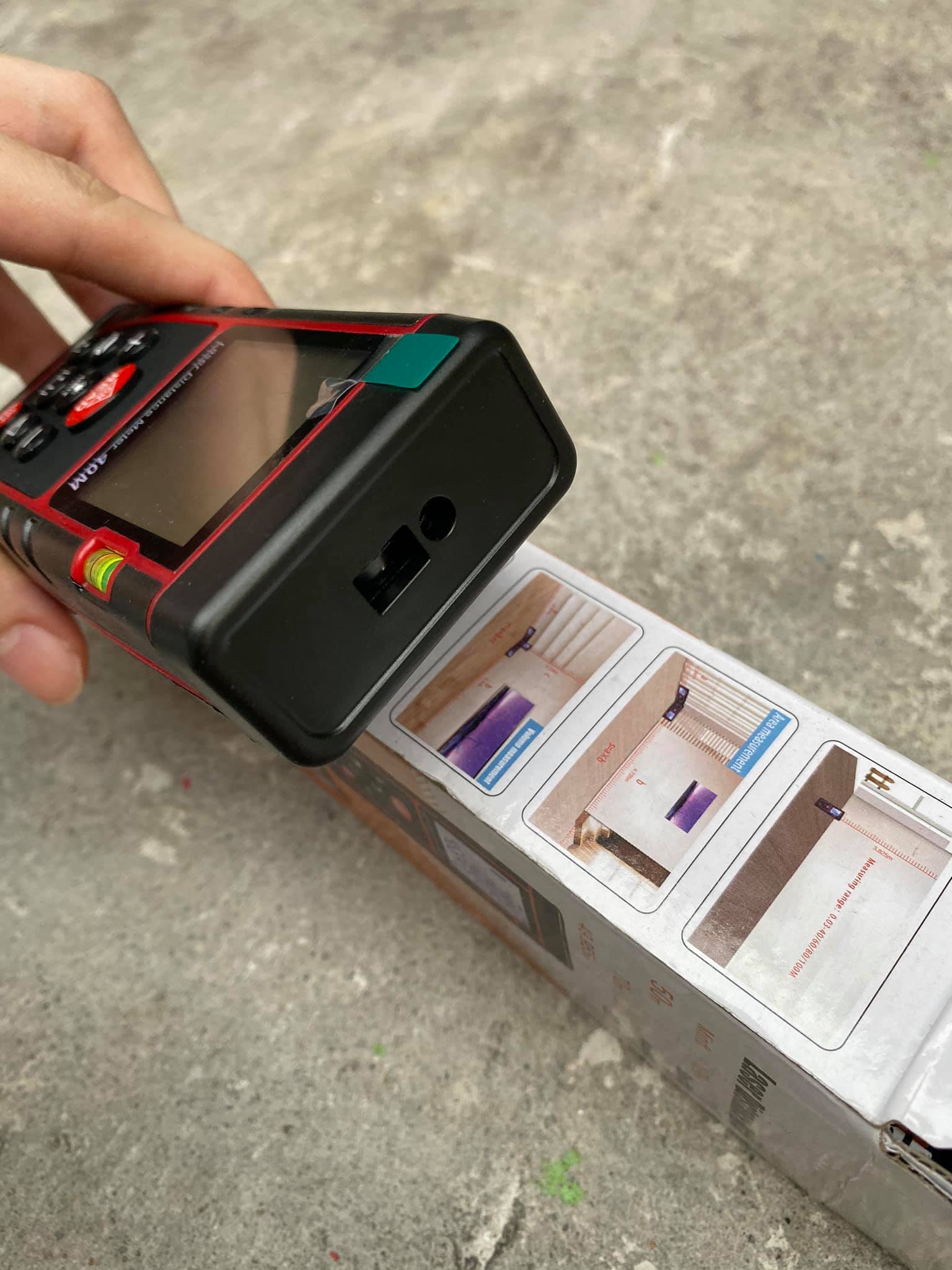 เลเซอร์วัดระยะ 40 เมตร มีวัดระดับน้ำในตัว