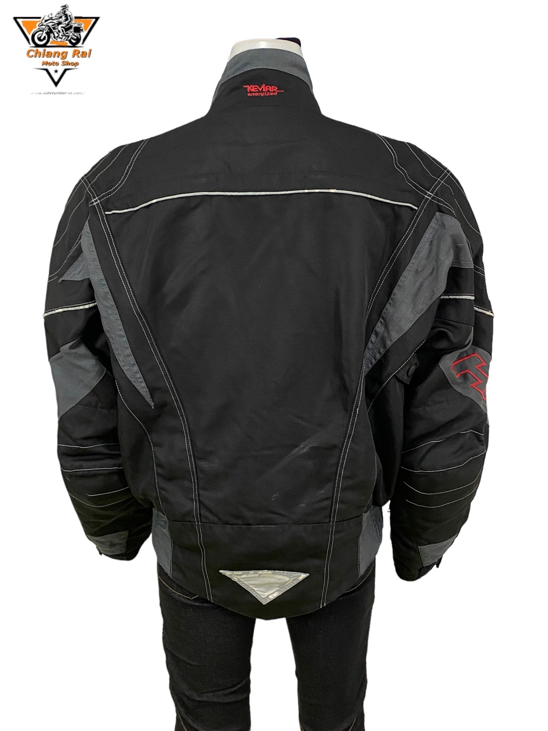 เสื้อขี่มอเตอร์ไซด์( มือสอง) RCSA 618: อก 52" ยาว 26" (XL) **KEVLAR**