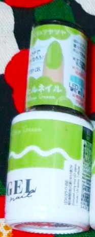 Gel nail Yellow Green ยาทาเล็บเจล สีเขียวสวยมากค่ะ จากญี่ปุ่น