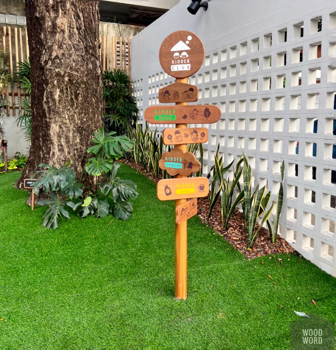เสาป้ายบอกทาง Direction pole sign