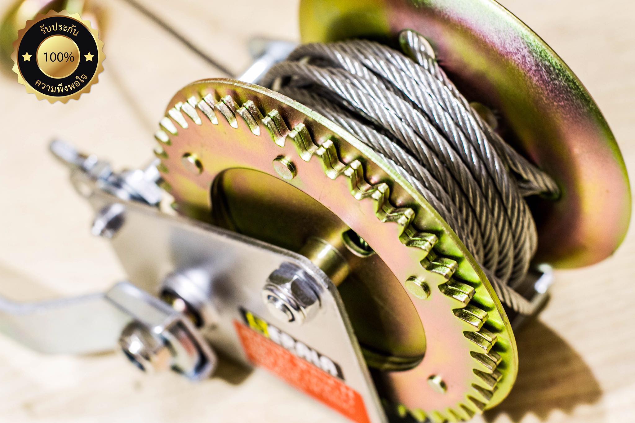 รอกสลิง มือหมุน ยี่ห้อ BERALA ยาว 10 เมตร ยกของได้สูงสุด 545.5 กิโลกรัม