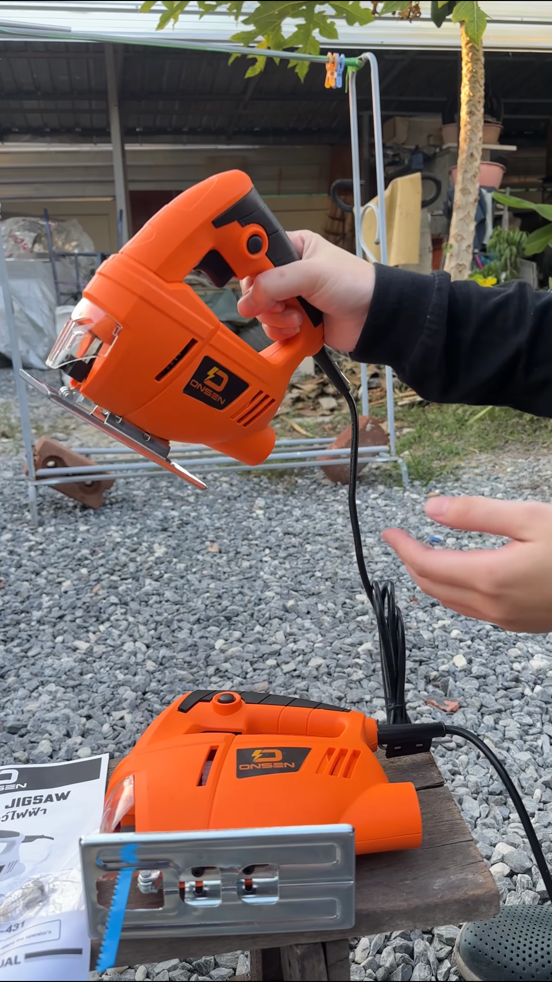 เลื่อยจิ๊กซอ ONSEN รุ่น ON-431 แถมใบเลื่อย 1 ใบ และ ประแจ 1 ชิ้น