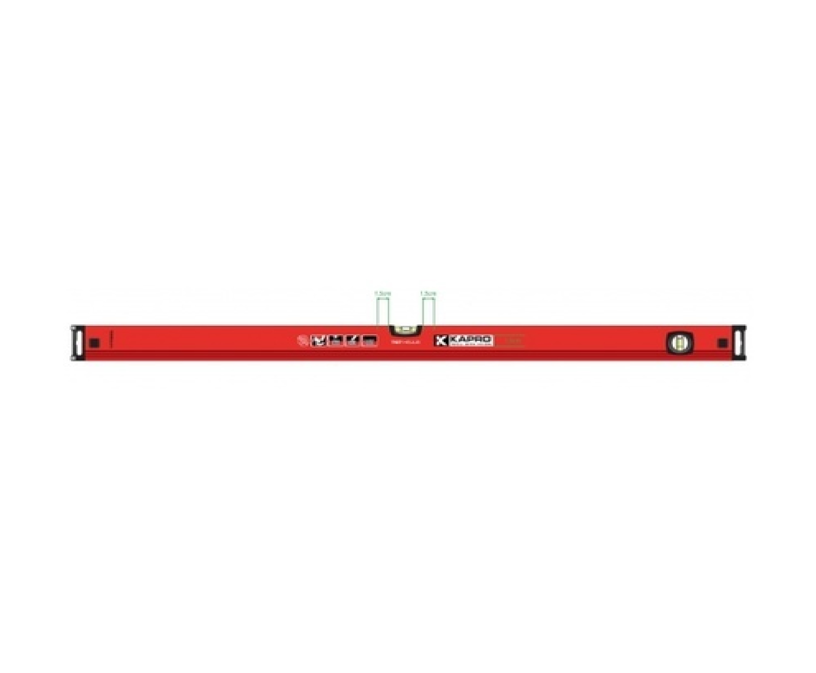 KAPRO ระดับน้ำอะลูมิเนียม 100 ซม. รุ่น 787-40 สีแดง